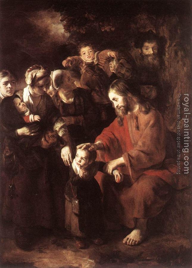 Nicolaes Maes : Christ Blessing the Children Nicolaes Maes : Christ Blessing the Children